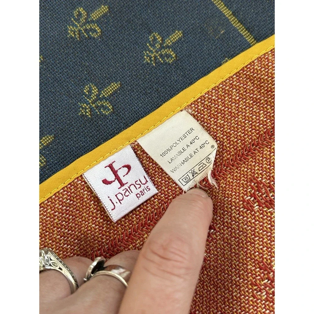 Jules Pansu Paris Tapestry Placemats Fleur-de-Lis French Country Set Of 4